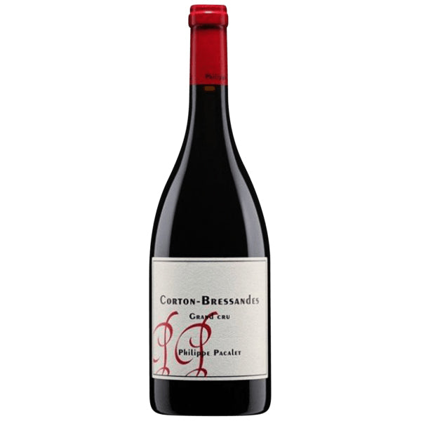 Philippe Pacalet Corton-Bressandes Grand Cru, Red Wine Bottle with red topper and white label