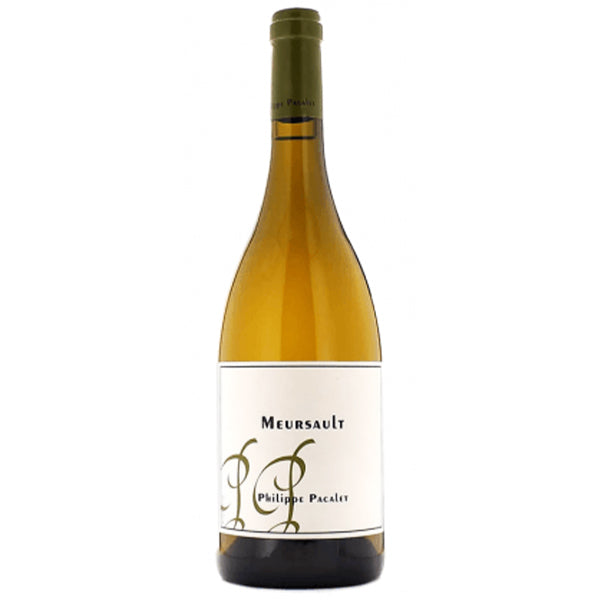 Philippe Pacalet Meursault, White wine bottle with green topper and white label
