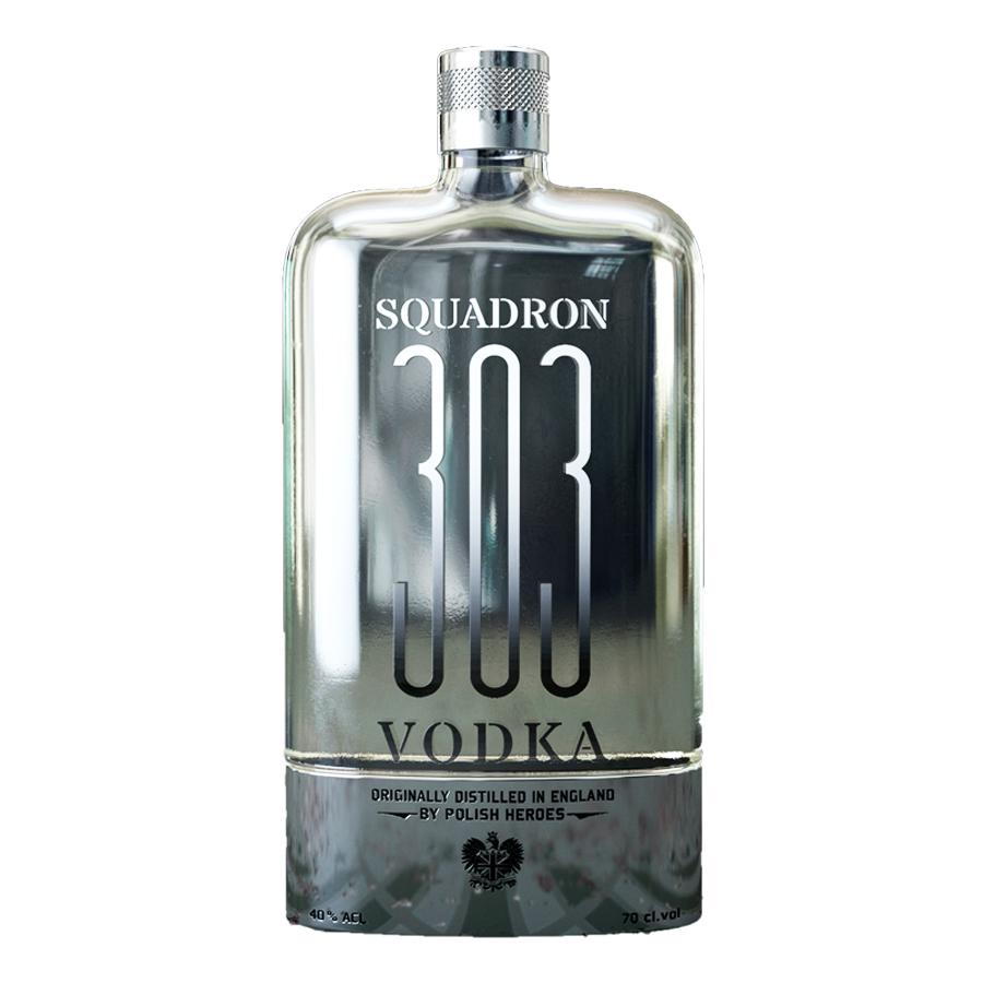 Squadron 303 | Vodka 70cl+5 Shooters Box, NV | 1x Bottle